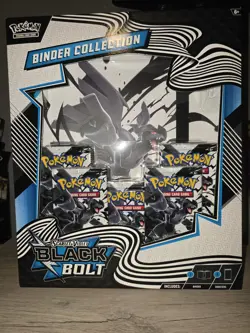 Pokemon TCG Scarlet & Violet Black Bolt Binder Collection Box NEW - Image 1