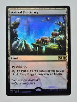 Animal Sanctuary *FOIL* M21 NM MTG - Image 1
