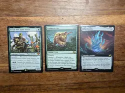 Mtg The Ozolith Extended Art, Bristly Bill, Sythecat Cub. +1 Counter Upgrade Lot - Image 1