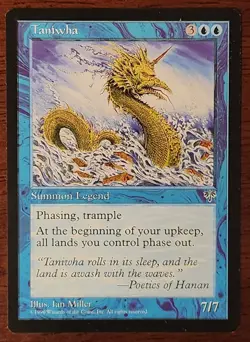 Taniwha MtG Mirage LP Magic The Gathering - Image 1