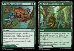 MTG Bridgeworks Battle // Tanglespan Bridgeworks - Foil, Modern Horizons 3, Near - Image 1