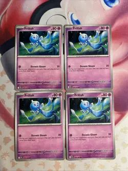Frillish - 044/086 - Common - Pokemon TCG Scarlet & Violet: White Flare X4 NM - Image 1