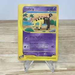 2003 GIRAFARIG 58/144 -SKYRIDGE (e- Reader) POKEMON Regular Card - NM/M - Image 1