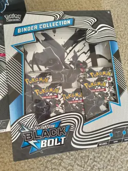 Pokemon BLACK BOLT ETB & WHITE FLARE ETB, BINDER, POSTER 5 Item LOT BUNDLE 196214113664 - Image 3