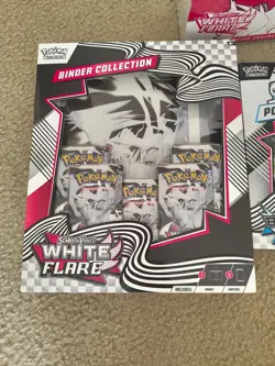 Pokemon BLACK BOLT ETB & WHITE FLARE ETB, BINDER, POSTER 5 Item LOT BUNDLE 196214113664 - Image 5