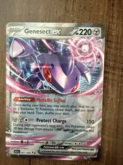 Pokemon TCG - Genesect EX 67/86 - Black Bolt - Double Rare - Image 1