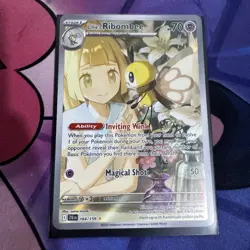 Lillie's Ribombee 164/159 Pokemon Journey Together Illustration Rare NM/Mint - Image 1