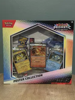 Pokemon Scarlet And Violet Prismatic Evolutions Poster Collection Sealed - Image 1