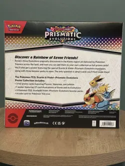 Pokemon Scarlet And Violet Prismatic Evolutions Poster Collection Sealed - Image 2