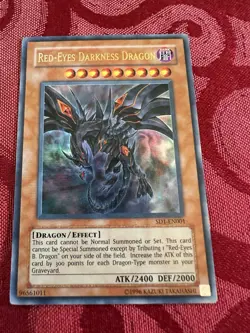 Yugioh Red-Eyes Darkness Dragon SD1-EN001 Ultra Rare - Image 1