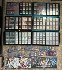 Massive Yugioh Collection over 4,000+ cards and comes with binders. *NO COMMONS* - Image 1
