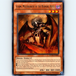 Yugioh Scarm, Malebranche of the Burning Abyss DUEA-EN082 Unlimited Rare - NM 💎 - Image 1