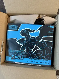 Black Bolt Pokemon Center Exclusive ETB Elite Trainer Box Pokemon TCG Sealed New - Image 1