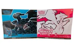 Pokemon Center Black Bolt & White Flare Pokemon Elite Trainer Box ETB IN HAND - Image 1