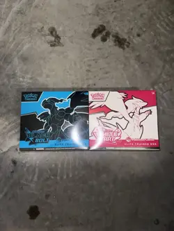 Pokemon Black Bolt & White Flare Pokemon Center Elite Trainer Box ETB IN HAND - Image 1