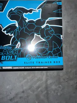 Pokemon Black Bolt & White Flare Pokemon Center Elite Trainer Box ETB IN HAND - Image 4