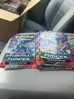 Pokemon TCG Temporal Forces Booster Pack Lot Of 8 - Scarlet Violet - Image 2