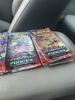 Pokemon TCG Temporal Forces Booster Pack Lot Of 8 - Scarlet Violet - Image 3