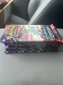 Pokemon TCG Temporal Forces Booster Pack Lot Of 8 - Scarlet Violet - Image 4