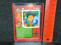 Brock TV4 Pokemon Topps Series 1 TV Animation Edition Blue Logo Non-Holo - Image 2