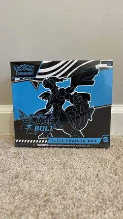 Pokemon TCG Black Bolt Elite Trainer Box ETB Sealed Brand New ships fast - Image 1