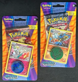 POKEMON XY STEAM SIEGE BLISTER BOOSTER PACK NEW LUCARIO FLOETTE BLACK STAR PROMO - Image 1