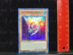 Yugioh! Cyber Dragon Nachster Hllo TCG Ultra Rare 1st Ed - Image 1