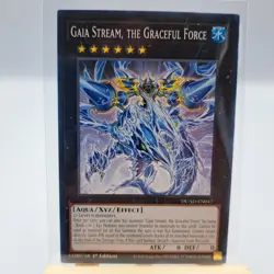 Yugioh TCG Trading Card Single Gaia Stream, The Graceful Force #047 Aqua - Image 1