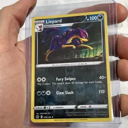 Pokemon Liepard 078/159 Rare Crown Zenith Pokemon TCG LP Nintendo Card 2023 - Image 1