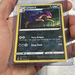 Pokemon Liepard 078/159 Rare Crown Zenith Pokemon TCG LP Nintendo Card 2023 - Image 2