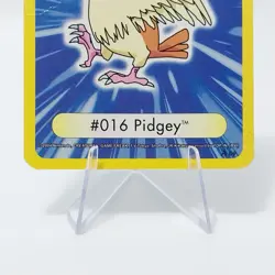 Pokemon Funskool "WHO AM I" PIDGEY #016 TCG Card Vintage 2004 Used (D-Rank) - Image 3