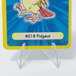 Pokemon Funskool "WHO AM I" PIDGEOT #018 TCG Card Vintage 2004 Used (D-Rank) - Image 3