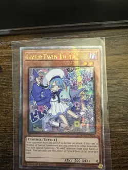 Yu-Gi-Oh! Live Twin Lil-la Quarter Century Secret Rare Card RA04-EN036 - Image 1