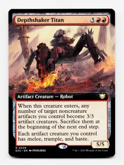 Depthshaker Titan (Extended Art) - [Commander: Edge of Eternities] MTG 🔥🔥 - Image 1