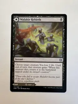 Malakir Rebirth / Malakir Mire - MTG Zendikar Rising - NM - Image 1