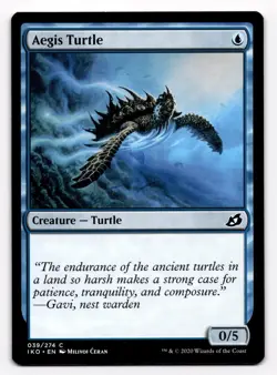 MTG Aegis Turtle 039/274 IKO Ikoria: Lair of Behemoths Common - Image 1