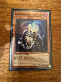 Emissary from the House of Wax - PHNI-EN030 - Super Rare 1st Ed NM Yugioh - Image 1