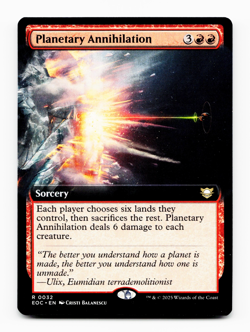 Planetary Annihilation (Extended Art) - [Commander: Edge of Eternities] MTG 🔥🔥 - Image 1