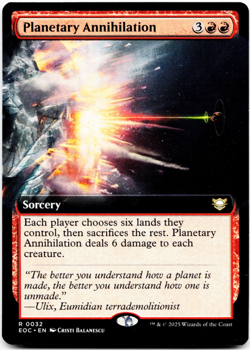 Planetary Annihilation (Extended Art) - [Commander: Edge of Eternities] MTG 🔥🔥 - Image 3
