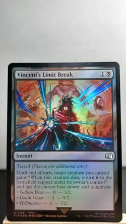 Vincent's Limit Break Foil Common [NM] - MTG FIN - Image 1