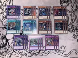 Dracotail Complete Deck Core 33 Cards JUSH-EN YuGiOh! Super Rare Upgrade! - Image 1
