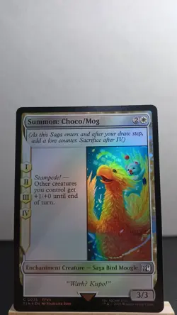 Summon: Choco/Mog Foil Common [NM] - MTG FIN - Image 1