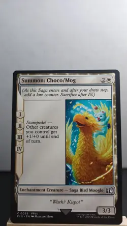 Summon: Choco/Mog Non-Foil Common [NM] - MTG FIN - Image 1