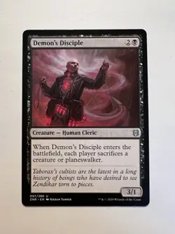 Demon's Disciple - MTG Zendikar Rising - NM - Image 1