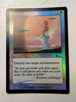 MTG Peace and Quiet - Foil Urza's Legacy - nm English - Image 1