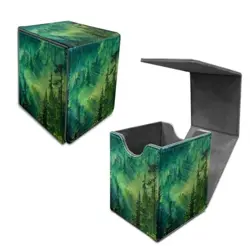 Forest Deck Box, MTG Commander Case for Trading Cards, 100+ Sleeved With PU 554 - Image 1