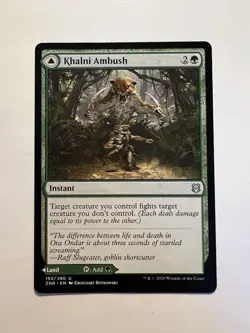 Khalni Ambush / Khalni Territory - MTG Zendikar Rising - NM - Image 1