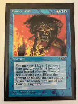 4x Force of Will - Alliances - NM/LP - Magic the Gathering Playset - MTG - Image 3