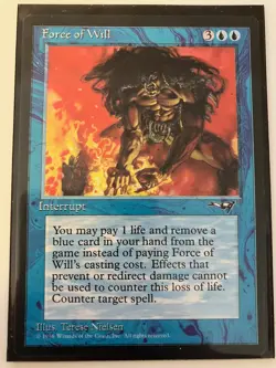 4x Force of Will - Alliances - NM/LP - Magic the Gathering Playset - MTG - Image 4