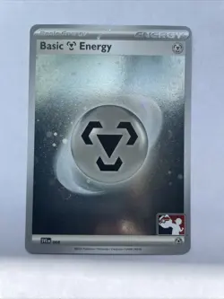 Pokemon TCG Cosmic Holo Metal Energy Prize Pack Stamped with swirl NM - Image 1